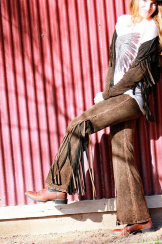 Fringe Yoga Pants