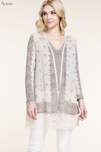 Elegant Lace Cardigan