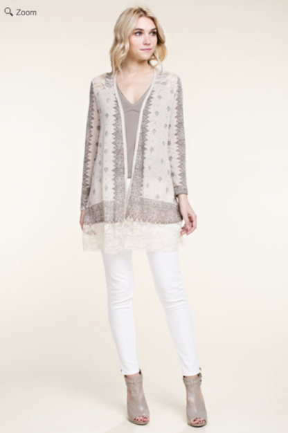 Elegant Lace Cardigan