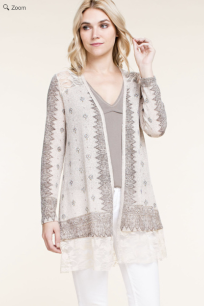 Elegant Lace Cardigan