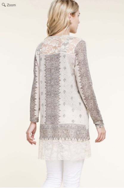 Elegant Lace Cardigan