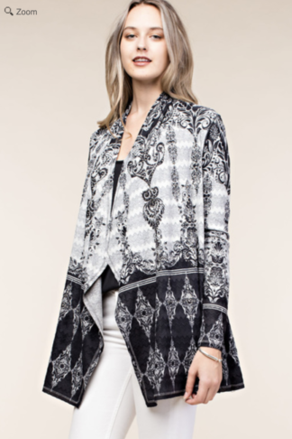 Western Sublimated Cardigan