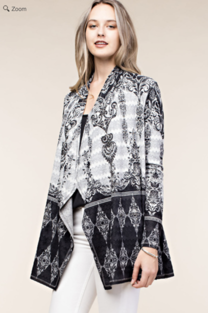 Western Sublimated Cardigan