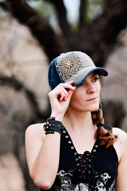 Crystal Flower Ball Cap