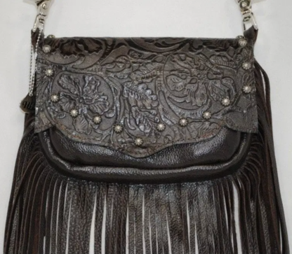 Fringe and Floral Hip Bag