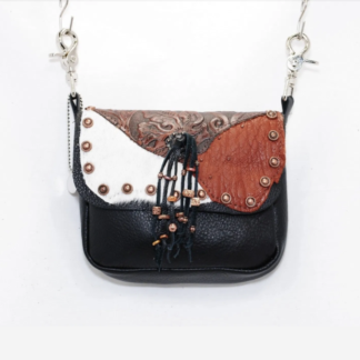 Mahogany Leaf Hip Bag