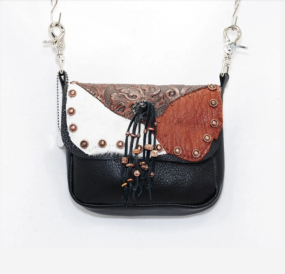 Mahogany Leaf Hip Bag