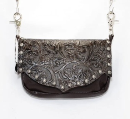 Oak Leaf Leather Purse