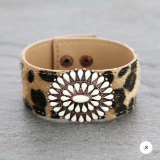 Leopard Band with Concho