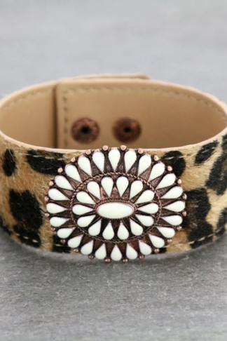 Leopard Band with Concho