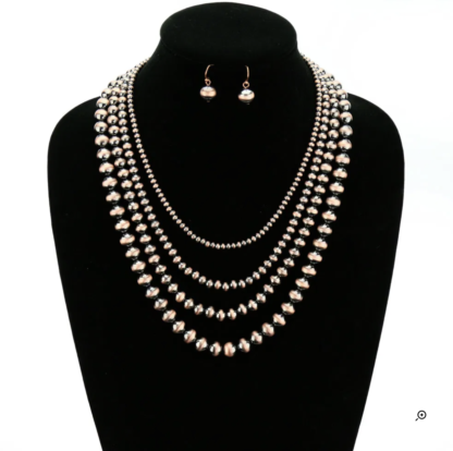 Navajo Pearl Necklace Set