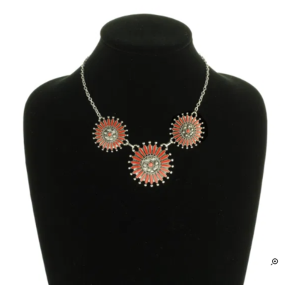 Concho Western Necklace