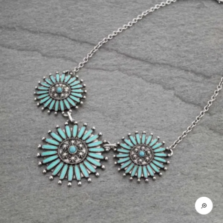 Concho Western Necklace