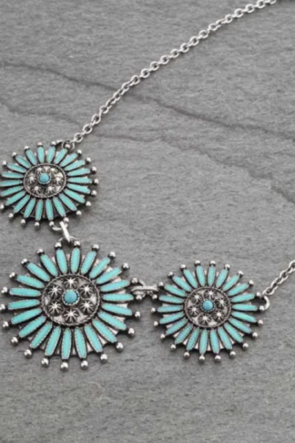 Concho Western Necklace
