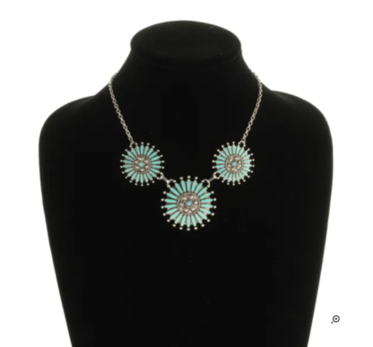 Concho Western Necklace