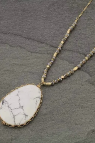 Stone Pendant Necklace