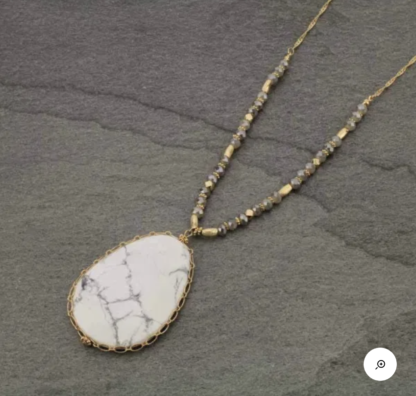 Stone Pendant Necklace