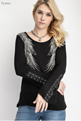 Lace Up Top