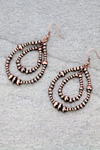 Navajo Style Bead Dangle Earrings