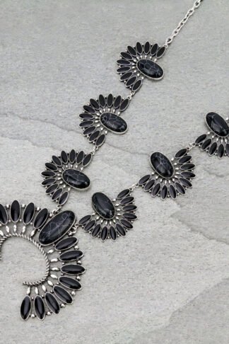 Western Squash Blossom Necklace