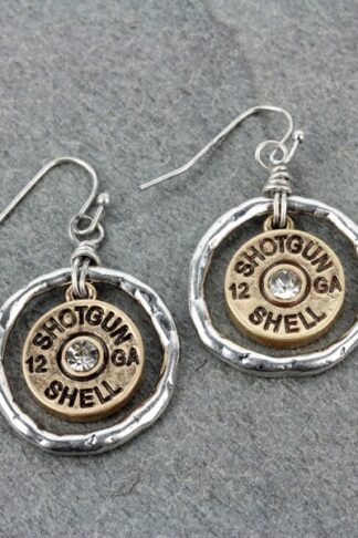 Western Bullet Fish Hook Earrings