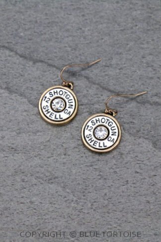 Western Shotgun Shell Dangle Earrings