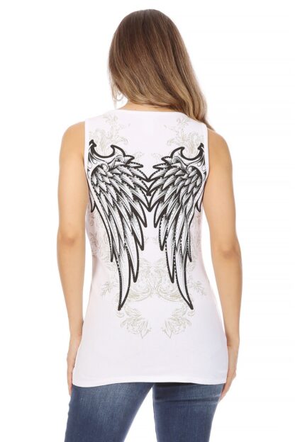 Platinum Plush Women Tops with Angel Wings - Image 2