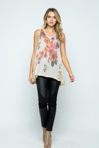 Floral Sleeveless Top