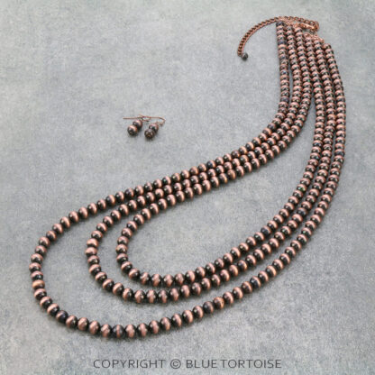 32″ Long Western Pearl Necklace - Image 3