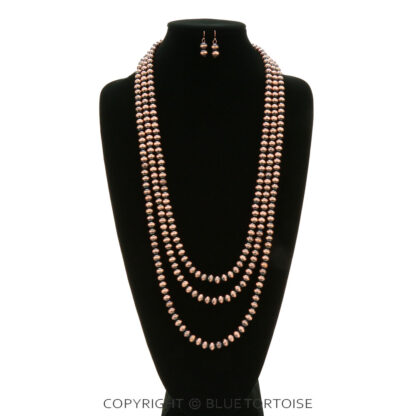 32″ Long Western Pearl Necklace - Image 4