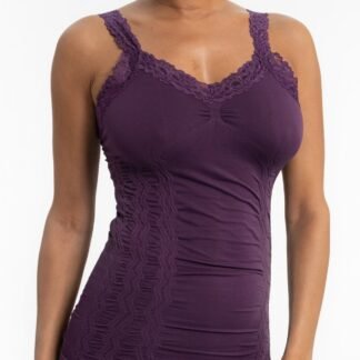 EGGPLANT LACE CAMI