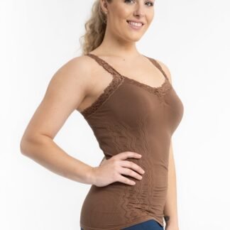 CHOCOLATE LACE CAMI