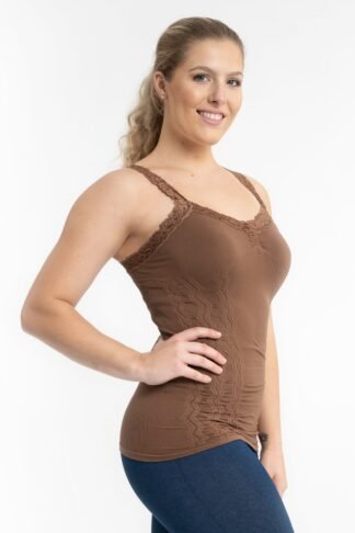 CHOCOLATE LACE CAMI