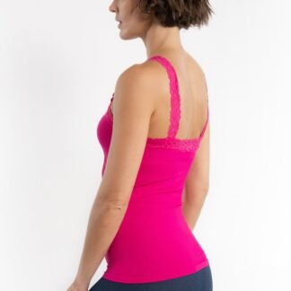 MAGENTA LACE CAMI