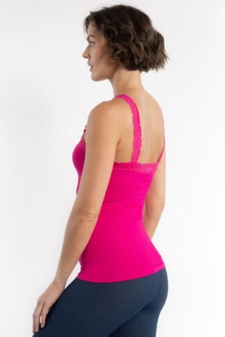 MAGENTA LACE CAMI