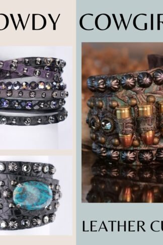 Rowdy Cowgirl Leather Cuffs