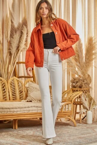Savanna Jane - Rust Codury Jacket