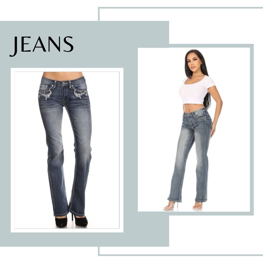 Platinum Plush rhinestone jeans