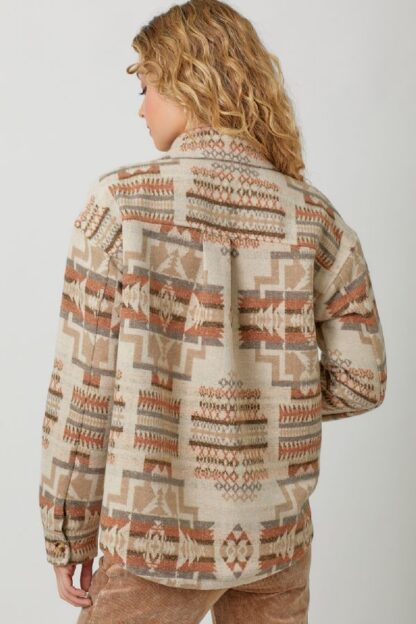 Mystree - Women's Aztec Shacket Jacket - Image 12