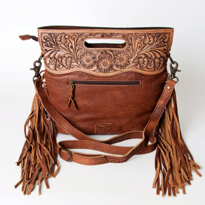 American Darling- Buck in Horse Crossbody Genuine Western Leather Bag - Image 5