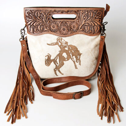 American Darling- Buck in Horse Crossbody Genuine Western Leather Bag