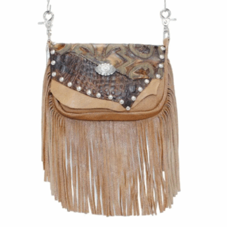 Hip Bag – Matisse Tan Fringe Concealed Carry Leather Purse