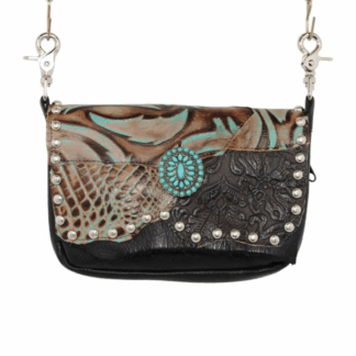 Hip Bag - Concealed Carry Bag with Brown Oak Leaf Design